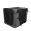 Zeus Soft Sided Dog Crate, Gray/Black, Large (replaces 90528) 022517775684