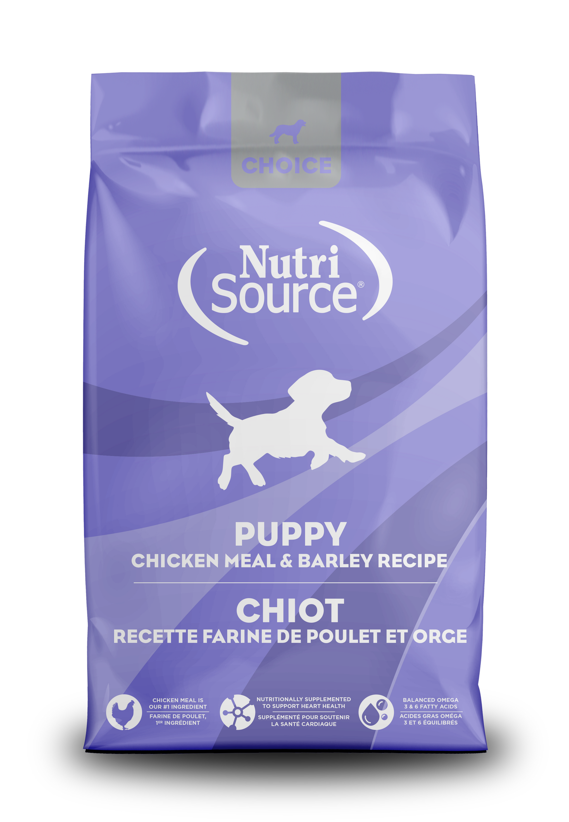 NutriSource Choice Puppy Dry Dog Food Chicken 5 lb 073893230267