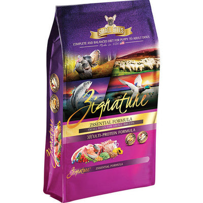 Zignature Dog Small Bites Grain Free Zssentials 4lb