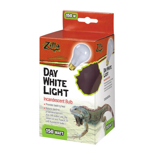 Zilla Incandescent Bulbs Day White 150 Watts - Reptile