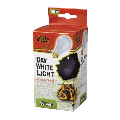 Zilla Incandescent Bulbs Day White 50 Watts - Reptile