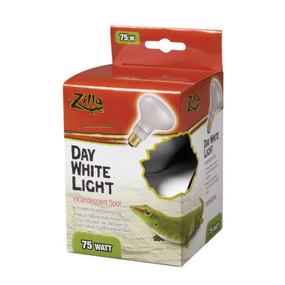 Zilla Incandescent Spot Bulbs Day White 75 Watts - Reptile