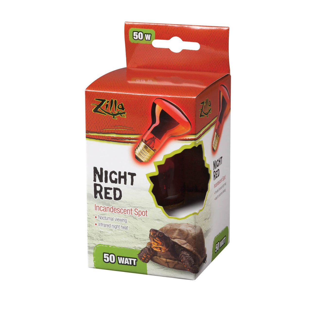 Zilla Incandescent Spot Bulbs Night Red 50 Watts