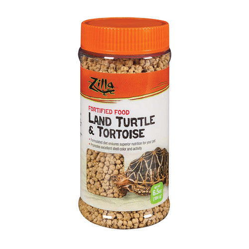 Zilla Land Turtle and Tortoise Extruded Food Pellets 6.5 Ounces - Reptile