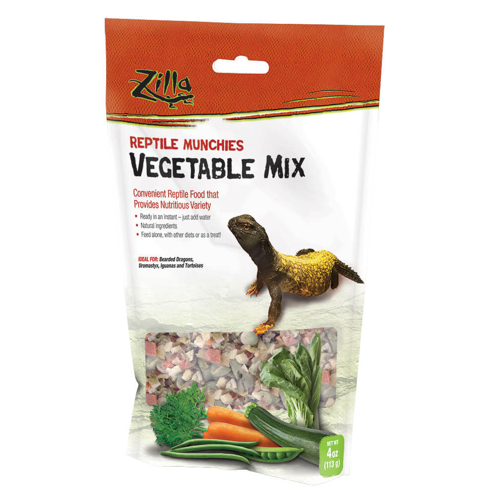 Zilla Reptile Munchies Vegetable Mix 4 Ounces