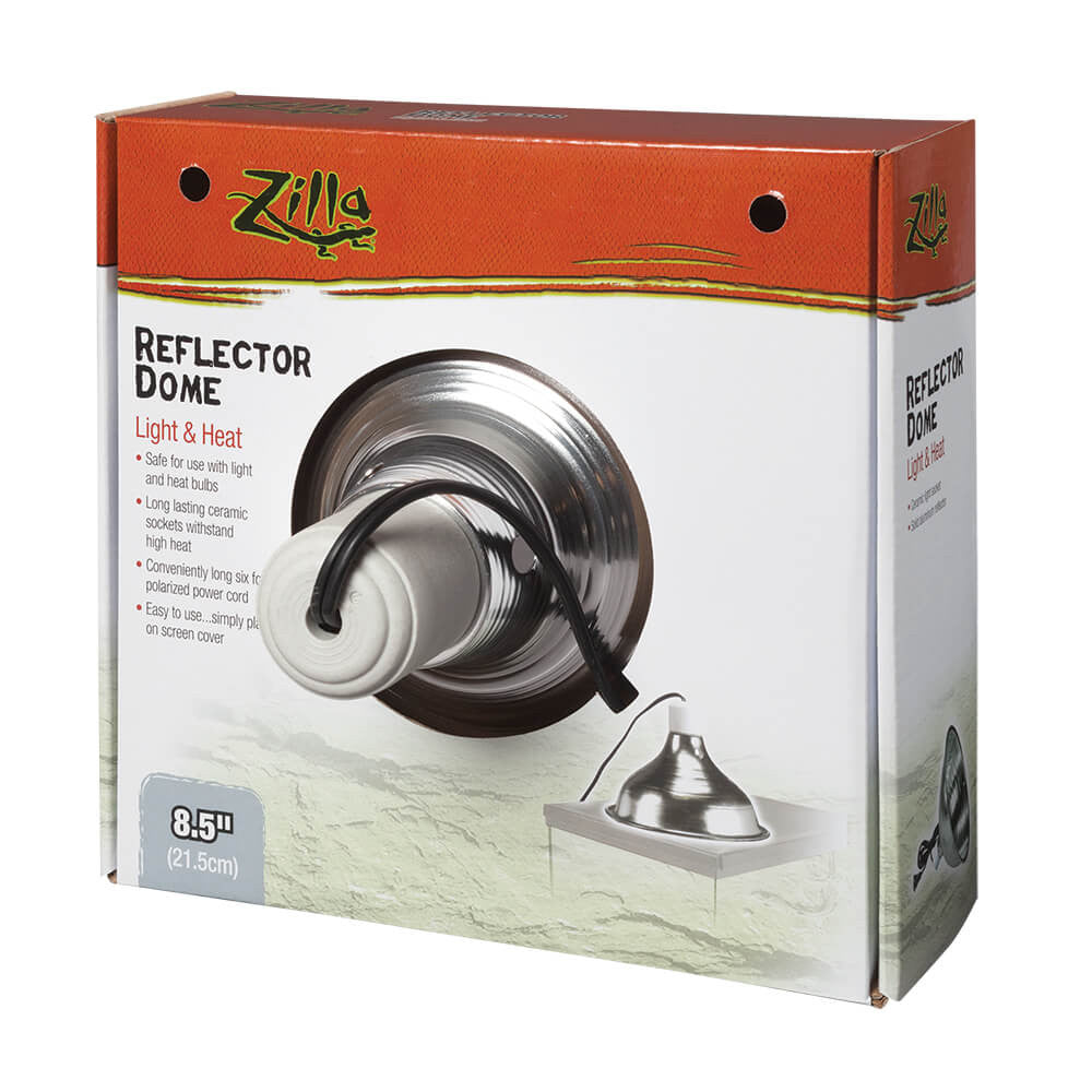 Zilla Silver Reflector Domes 8.5 Inches