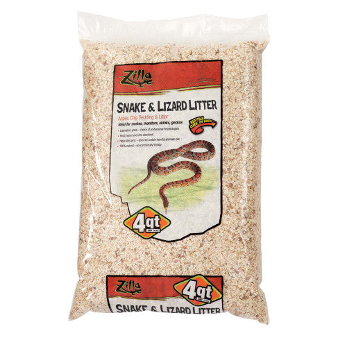 Zilla Snake & Lizard Litter 4 Quarts - Reptile