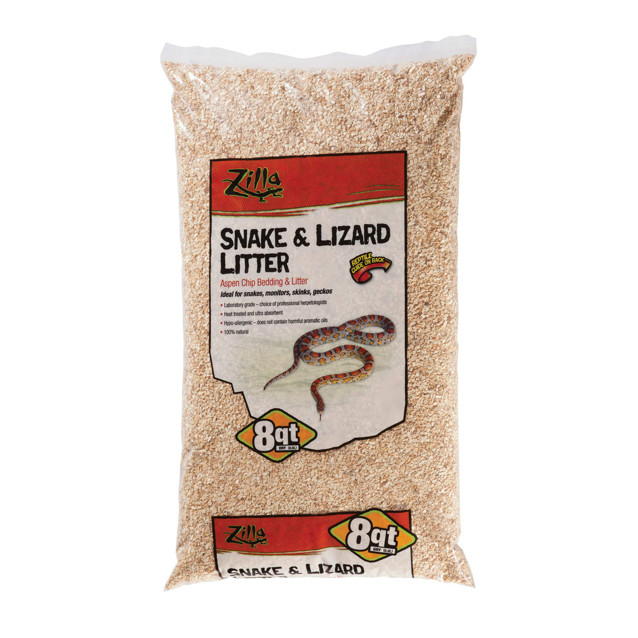 Zilla Snake & Lizard Litter 8 Quarts