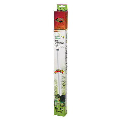 Zilla T8 Fluorescent Bulbs Tropical Series 25 15 Watts - Reptile