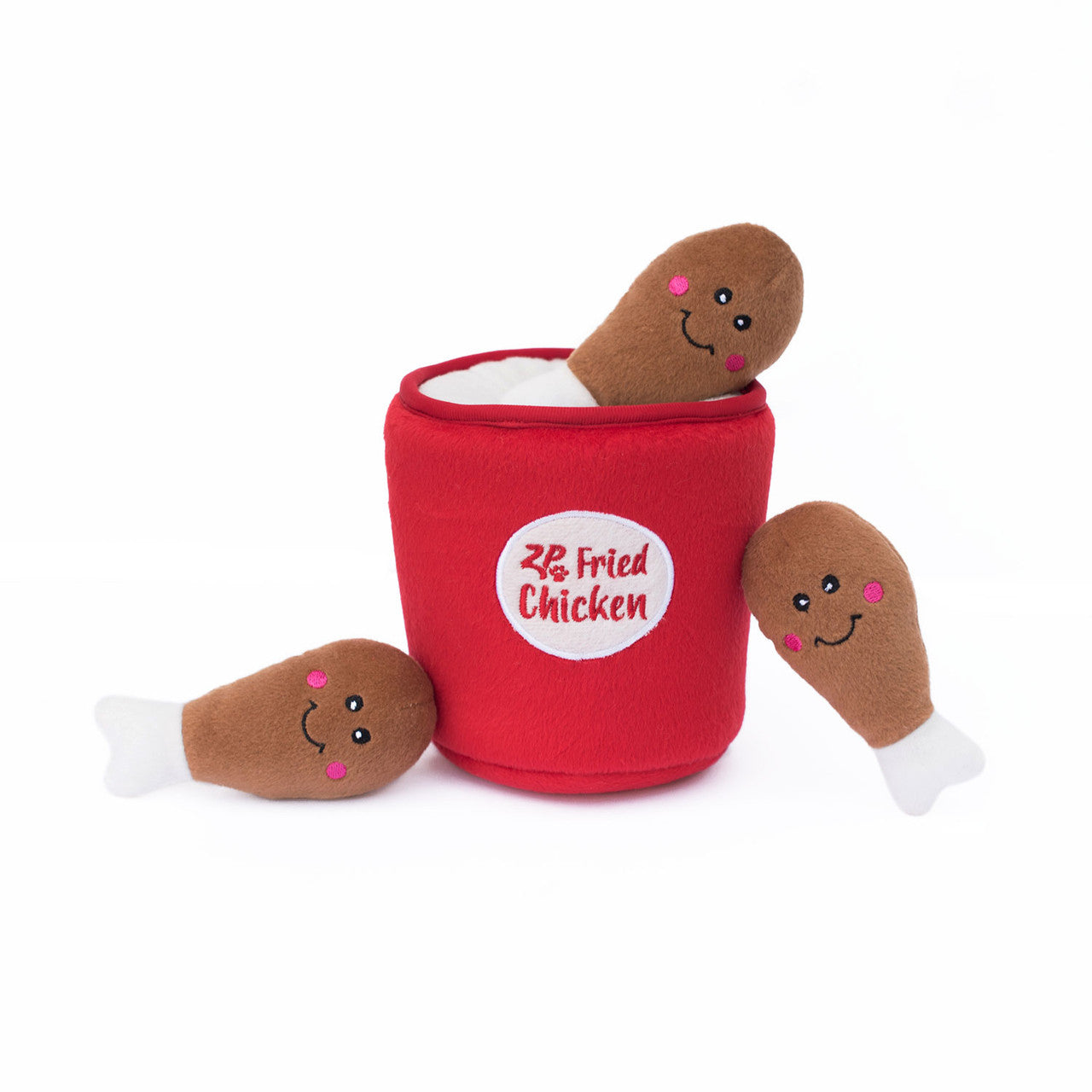 ZippyPaws Zippy Burrow Dog Toy Bucket of Chicken MD