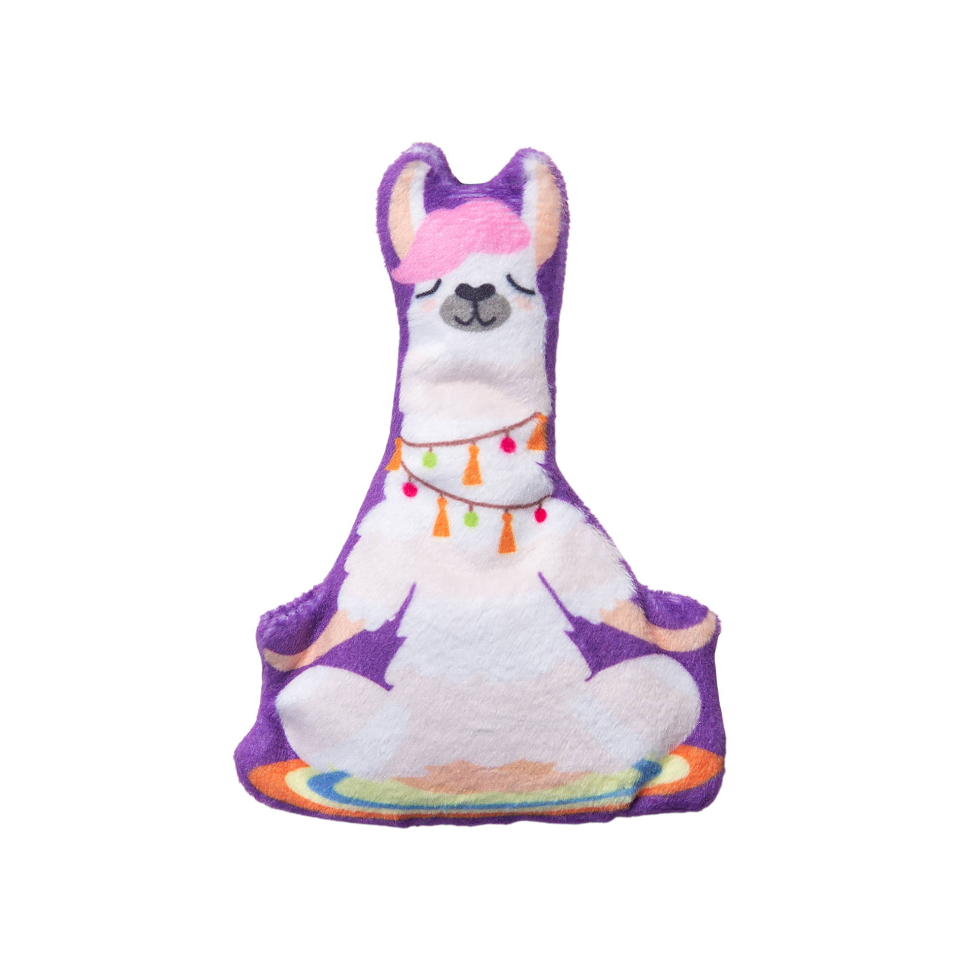 Snugarooz Kitty Llamaste w/Catnip Plush Cat Toy 4 in 632726319311