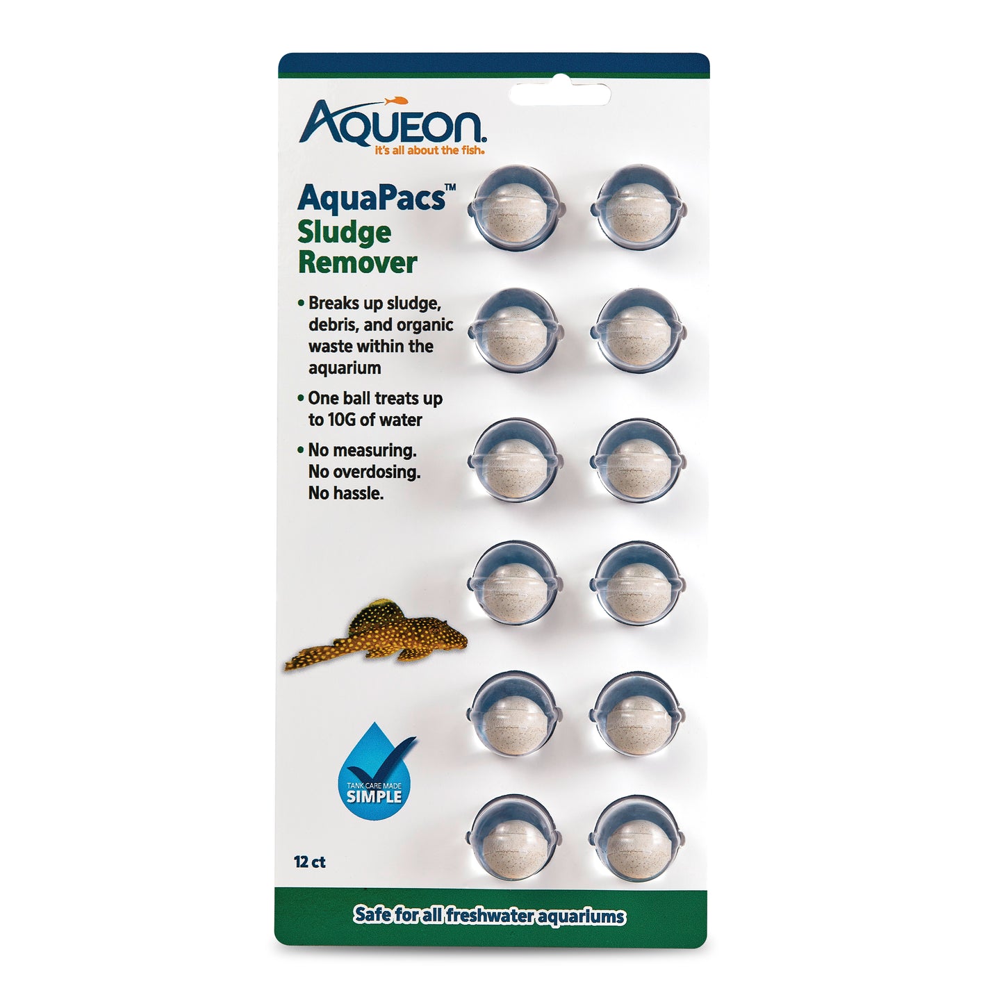 Aqueon AquaPacs Sludge Remover 6ea/12-pk 015905002691