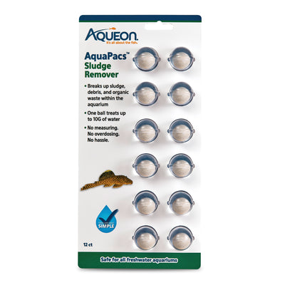 Aqueon AquaPacs Sludge Remover 6ea/12-pk 015905002691
