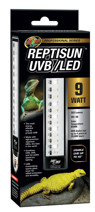 Zoo Med Professional Series Reptisun UVB/LED Bulb 9W 097612340143