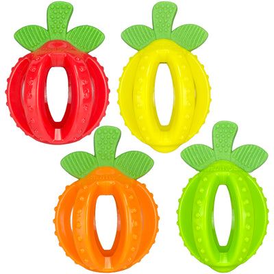 Multipet Harvester TPR Fruit Dog Toy Assorted Color 5 in 784369514704