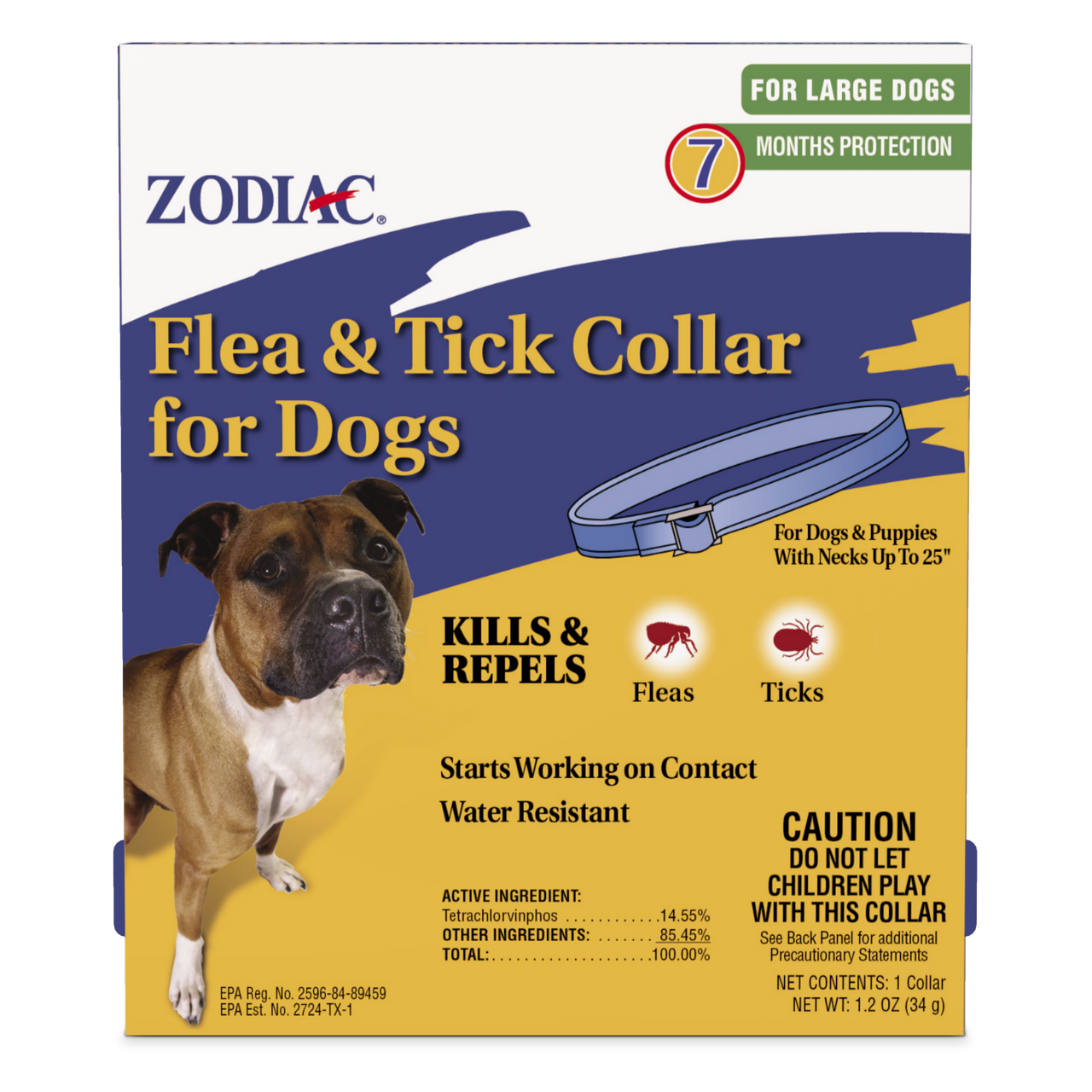 Zodiac Flea and Tick Collar for Dogs Large