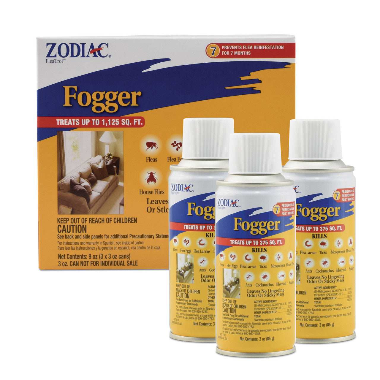 Zodiac Fogger 3 ounce cans, 3 Pack