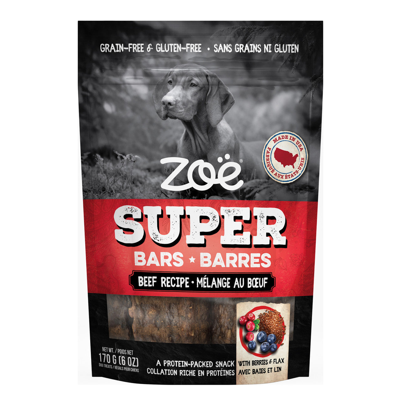 Zoe Super Bar, Beef 6 oz{L+7 } 022517920176