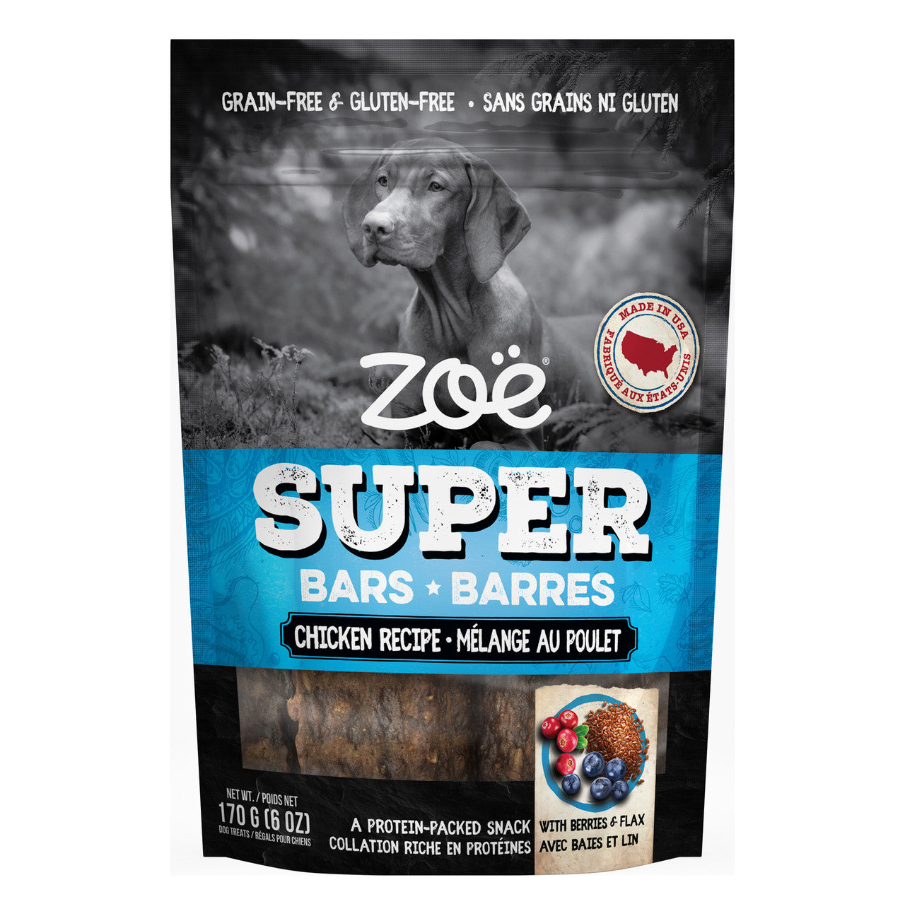 Zoe Super Bar, Chicken 6 oz 022517920152