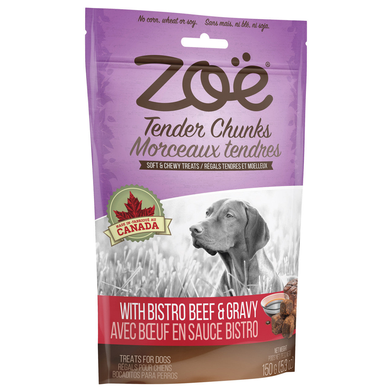 Zoe Tender Chunks, 5.3 oz, Beef/Gravy 022517920411