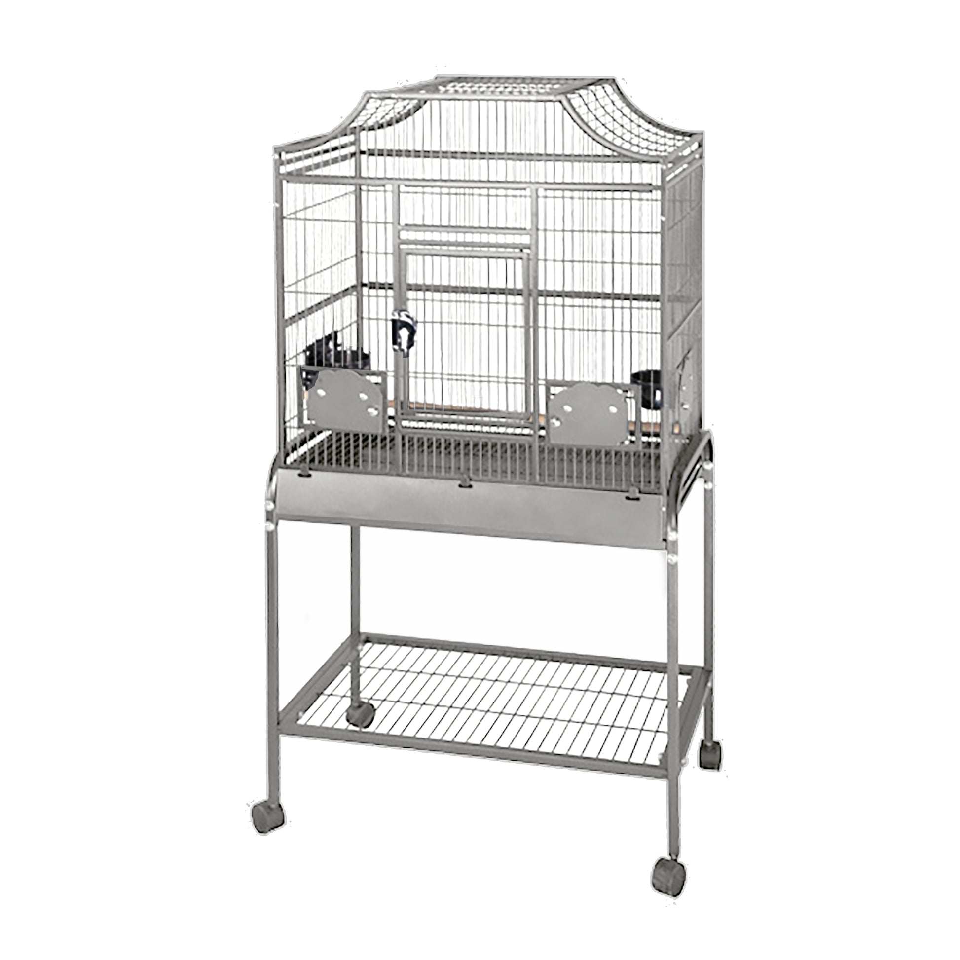 A & E Cages Elegant Style Flight Bird Cage Platinum 28In X 18 in 644472402025