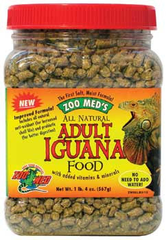 Zoo Med All Natural Adult Iguana Dry Food 10 oz