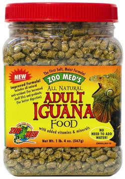 Zoo Med All Natural Adult Iguana Dry Food 20 oz - Reptile