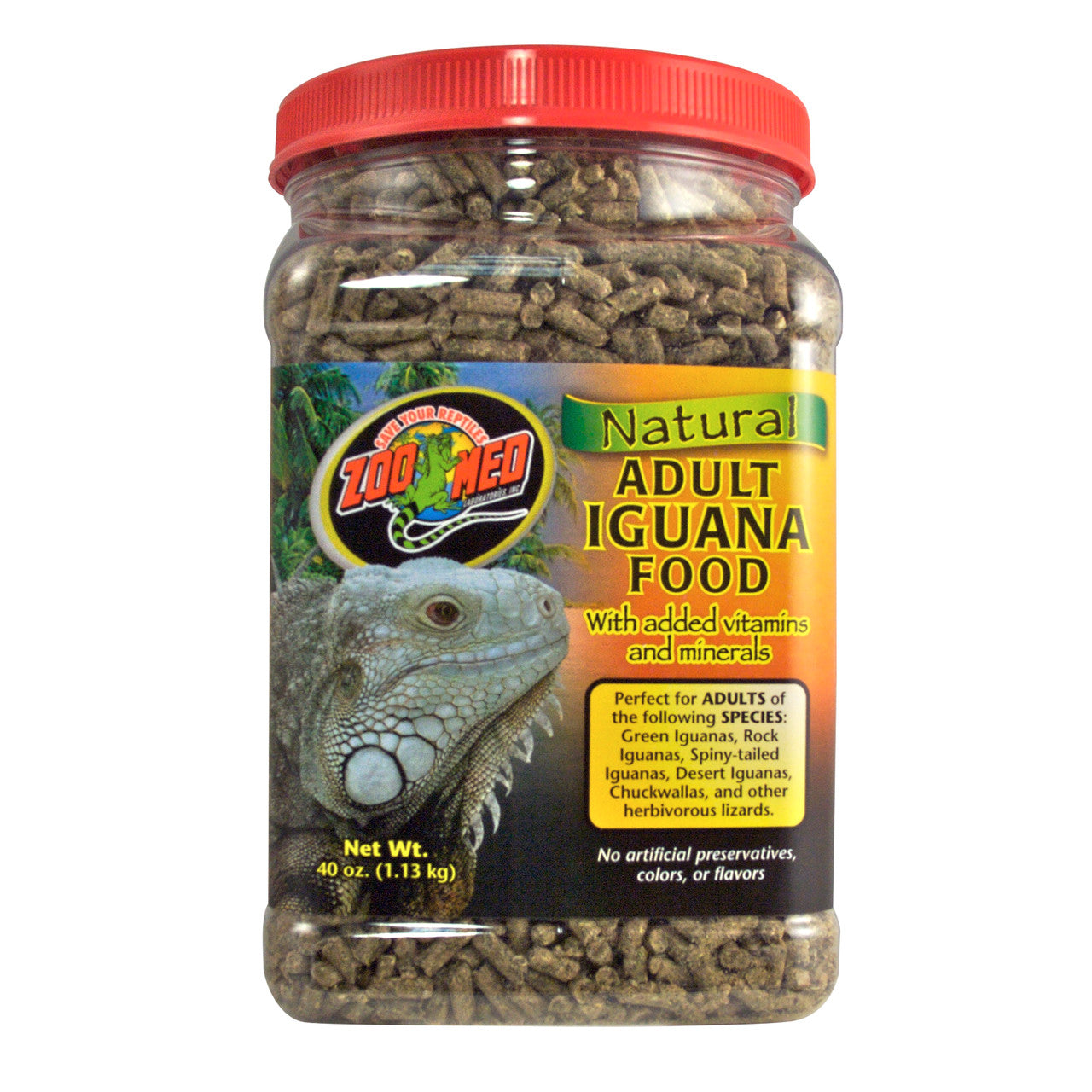 Zoo Med All Natural Adult Iguana Dry Food 40 oz