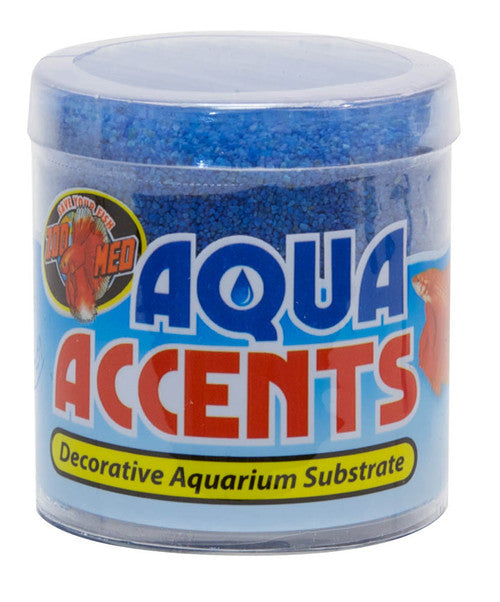 Zoo Med Aqua Accents Sand Ballistic Blue 8 oz - Aquarium