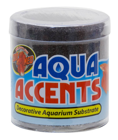 Zoo Med Aqua Accents Sand Midnight Black 8 oz