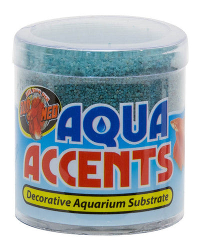 Zoo Med Aqua Accents Sand Terminator Teal 8 oz - Aquarium