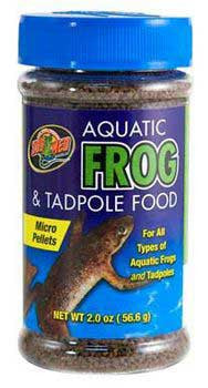 Zoo Med Aquatic Frog & Tadpole Dry Food 2 oz - Reptile