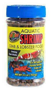 Zoo Med Aquatic Shrimp Crab & Lobster Dry Food 2.5 oz