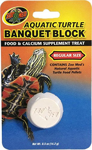 Zoo Med Aquatic Turtle Banquet Block Regular