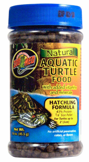 Zoo Med Aquatic Turtle Micro Pellet Hatchling Food 1.6 oz - Reptile