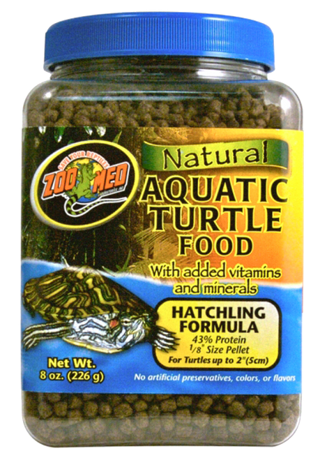 Zoo Med Aquatic Turtle Micro Pellet Hatchling Food 8 oz - Reptile