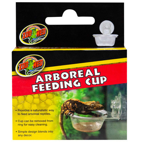 Zoo Med Arboreal Feeding Cup Clear - Reptile