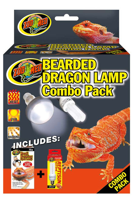 Zoo Med Bearded Dragon Lamp Combo Pack - Reptile