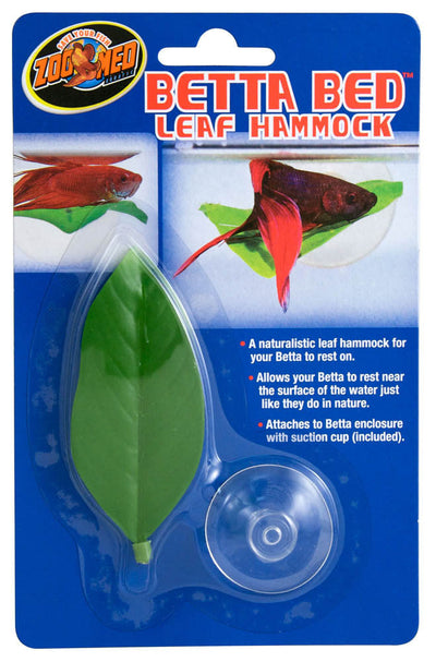 Zoo Med Betta Bed Leaf Hammock Green Standard