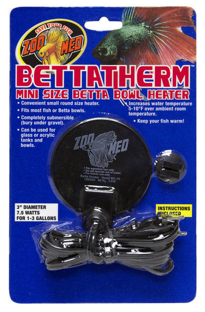 Zoo Med BettaTherm Beta Bowl Aquarium Heater