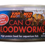Zoo Med Can O’ Bloodworms Freeze - Dried Fish Food 3.2 oz - Reptile