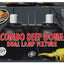 Zoo Med Combo Deep Dome Dual Lamp Fixture Black - Reptile