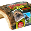 Zoo Med Creatures Cave Half Log Brown MD - Reptile