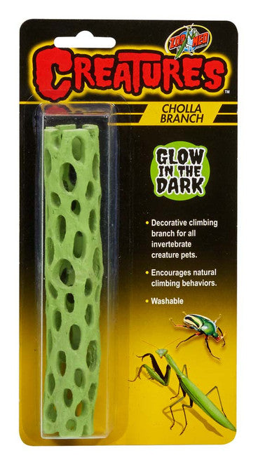 Zoo Med Creatures Cholla Branch Glow in the Dark - Reptile