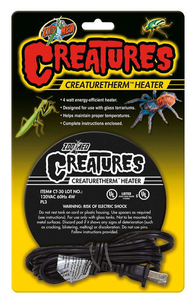 Zoo Med Creatures Creaturetherm Heater 4 Watts - Reptile