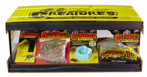 Zoo Med Creatures Den Low Profile Starter Kit - Reptile
