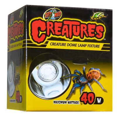 Zoo Med Creatures Dome Lamp Fixture Black - Reptile