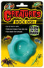 Zoo Med Creatures Rock Dish Glow in the Dark Light Blue One Size - Reptile
