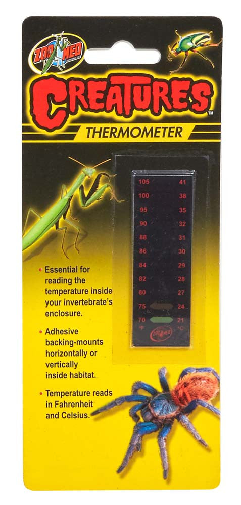 Zoo Med Creatures Thermometer Black