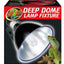 Zoo Med Deep Dome Lamp Fixture Black 8.5 in